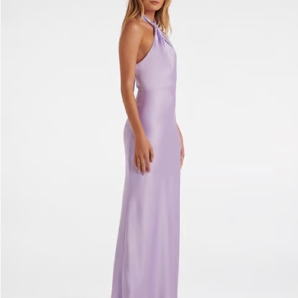 Ever New Lilac Tie Neck Dress - Picture 3 of 3